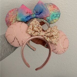 Sequin Minnie Mouse Ears Headband A SET OF 2